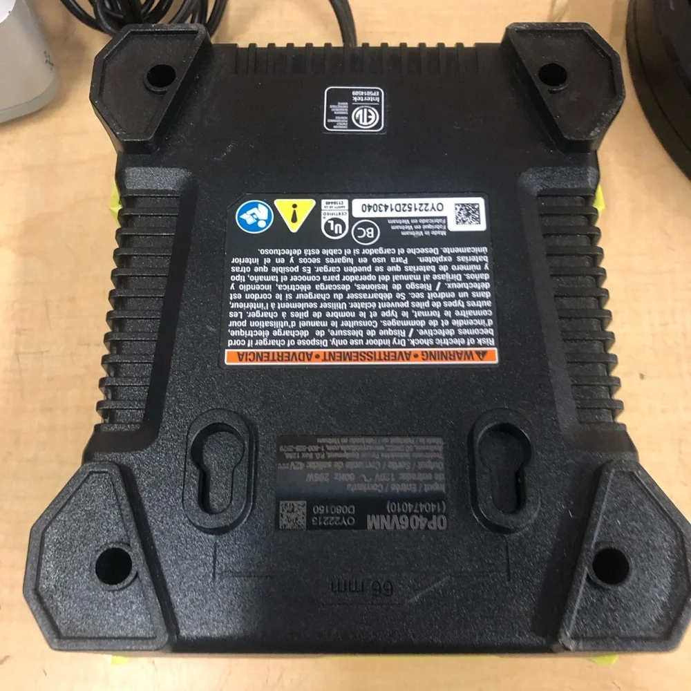 RYOBI OP406A 40-Volt Lithium-Ion Rapid Charger